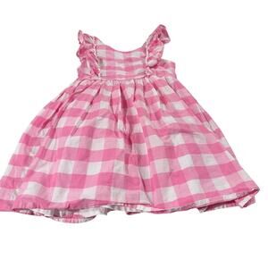 Max Studio Kids Girl 5 Pink Gingham Dress, Shell 100% Cotton